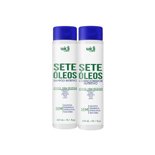 Kit Shampoo e Condicionador Widi Care Sete Óleos 300 ml