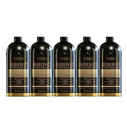 Kit Tyrrel Oxireduct 5 Escova Progressiva 1 Litro