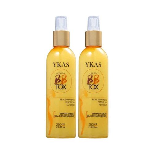 Kit Ykas BBtox Líquido Tratamento 250 ml 2 Unidades