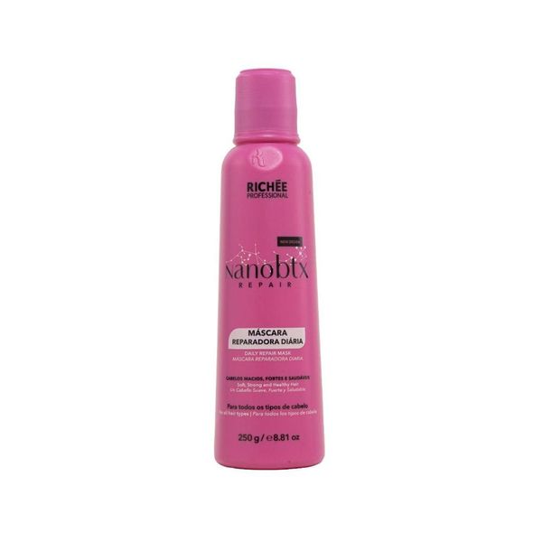 Máscara Richée Professional Nano Btx Reparação Diário 250g