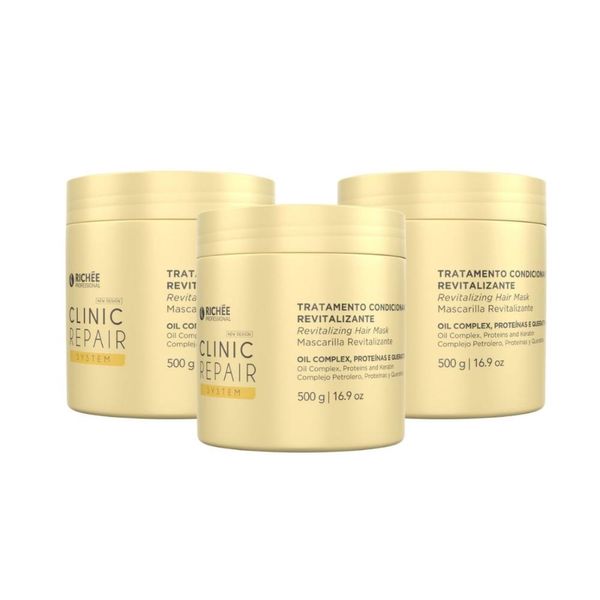 Kit Richée Clinic Repair System 3 Máscara 500 g