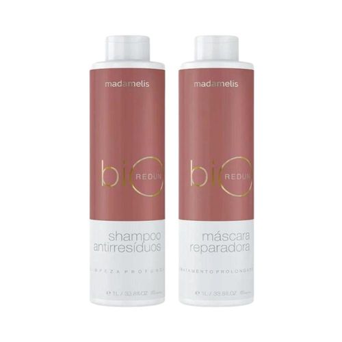 Kit Madamelis Bio Redun Tratamento Capilar 2 x 1 Litro