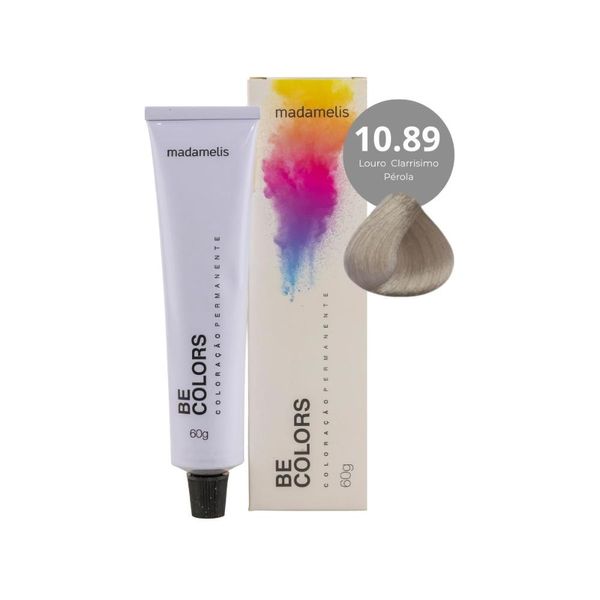 Coloração Madamelis Be Colors Louro Claríssimo 10.89 60 g