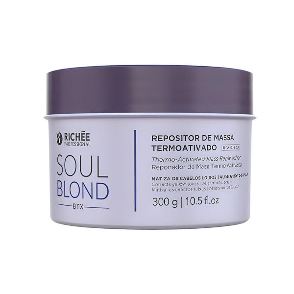 Botox Capilar Richée Soul Blond Repositor De Massa 300 g