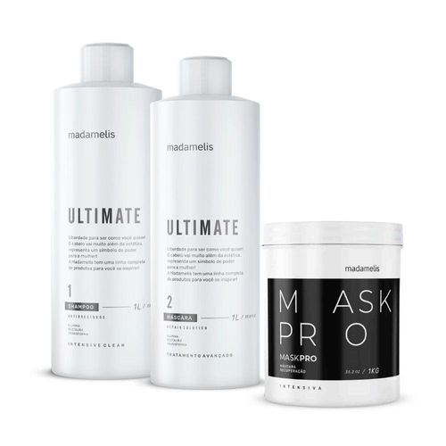 Kit Madamelis Ultimate Progressiva Duo + Máscara Pro Mask