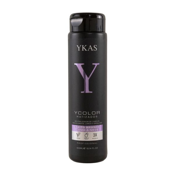 Máscara YKAS YColor Branco Como a Neve Cabelos Loiros 300 ml