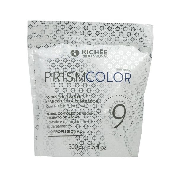 Pó Descolorante Richée Prismcolor 9 tons Branco ultra 300 ml
