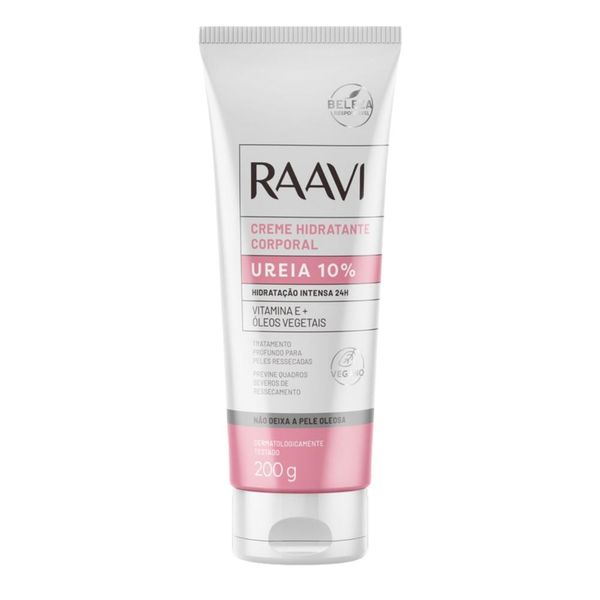 Raavi Creme Corporal Ureia 10% Hidratação Intensa 200 g