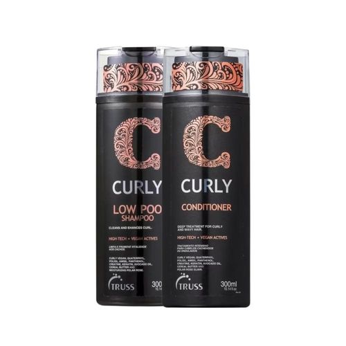Kit Truss Curly Low Poo Shampoo 300 ml + Condicionador 300ml
