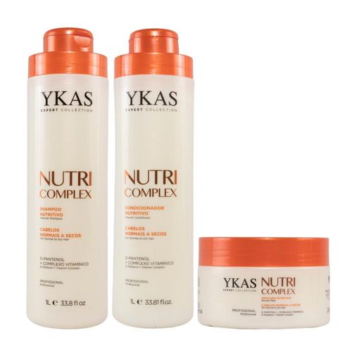 Kit Ykas Nutri Complex Shampoo + Condicionador + Máscara