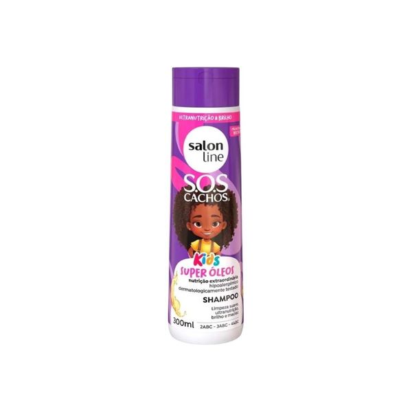 Shampoo Salon Line SOS Cachos Kids Super Oleos 300ml