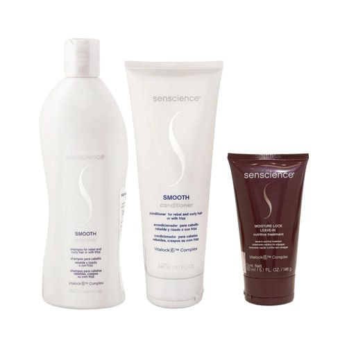 Kit Senscience Smooth Shamp+Cond+Moisture Lock 150ml Kit Senscience Smooth Shamp+Cond+Moisture Lock 150ml