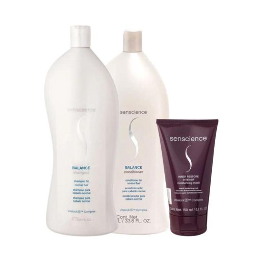 Kit Senscience Balance Shamp+Cond+Inner Intensif 150ml