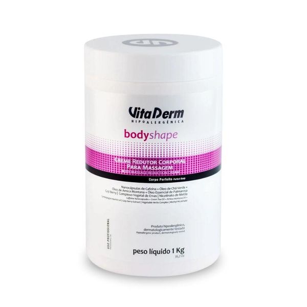 Vita Derm Body Shape Creme Redutor Corporal 1 Kg