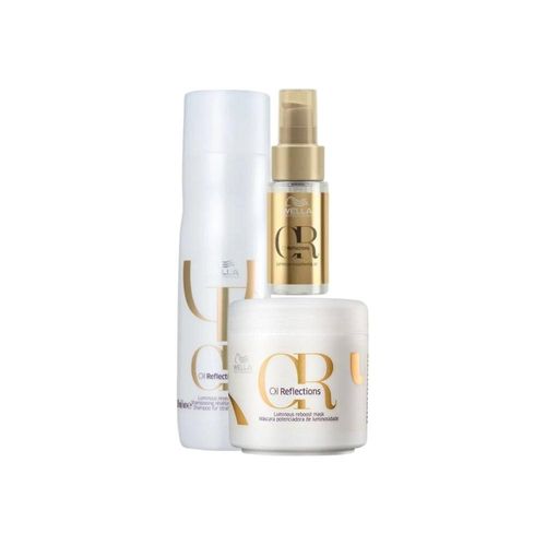 Kit Wella Oil Reflections Shampoo + Oleo 30 ml + Máscara