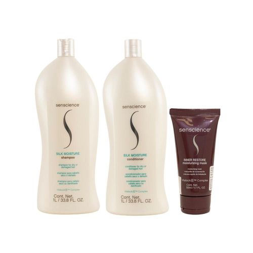 Kit Senscience Silk Moisture Shamp+Cond+Inner Restore 200ml