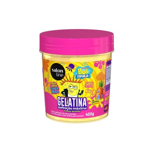 Gelatina Capilar Salon Line SOS Kids Bob Esponja 400g