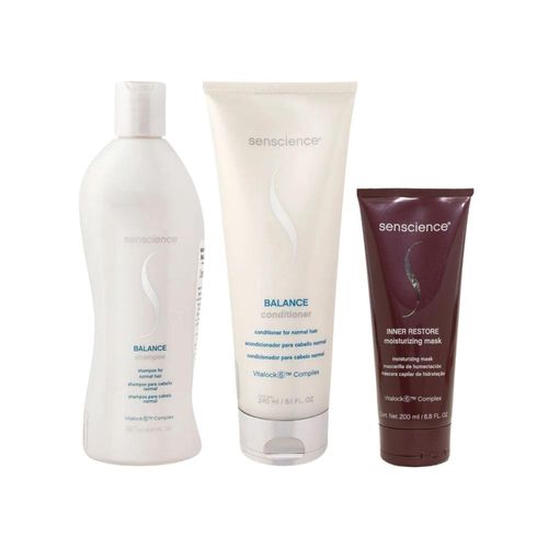 Kit Senscience Balance Shampoo+Cond+Inner Restore 200ml Kit Senscience Balance Shampoo+Cond+Inner Restore 200ml