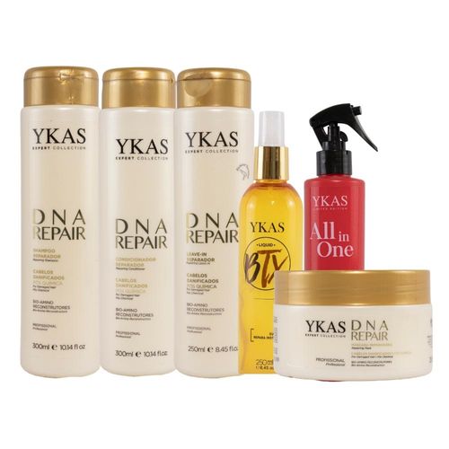 Kit Ykas Dna Repair Home Care+Botox Liquid +Hair All in One