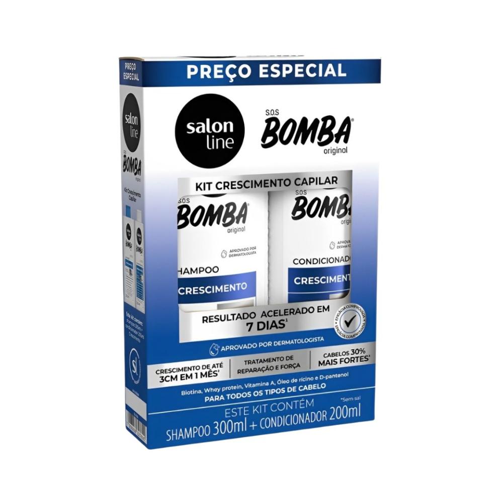 KIT SALON LINE BOMBA CRESCIMENTO