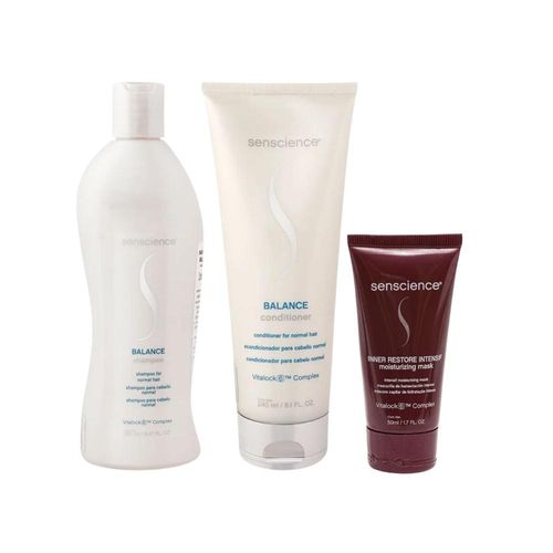 Kit Senscience Balance Shampoo+Cond+Inner Intensif 50ml