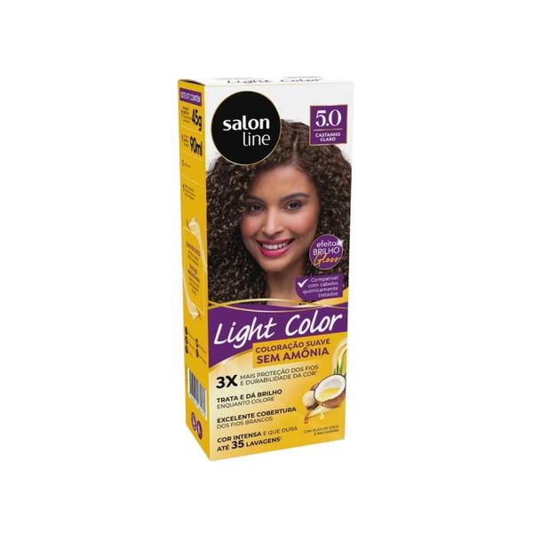 Coloração Salon Line Light Color 5.0 Castanho Claro
