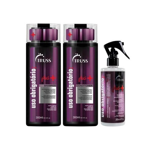 Kit Truss Uso Obrigatório Plus+ Shamp+Cond+Leavein 260ml