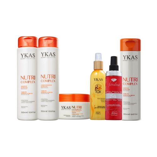 Kit Ykas NutriComplex Pequeno Completo+All In One+Btx