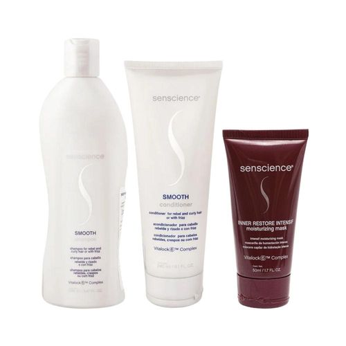 Kit Senscience Smooth Shamp+Cond+Inner Intensif 50ml Kit Senscience Smooth Shamp+Cond+Inner Intensif 50ml