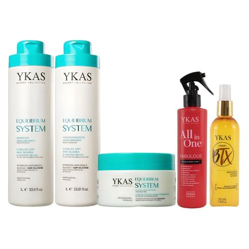 Kit Ykas Equilibrium System Salon +All in One+Ykas BBtox