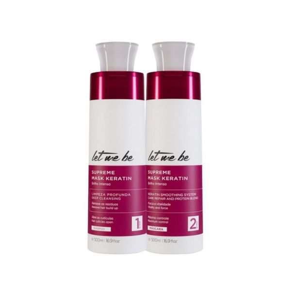 Kit Let Me Be Supreme Mask Keratin Alinhamento capilar 500ml