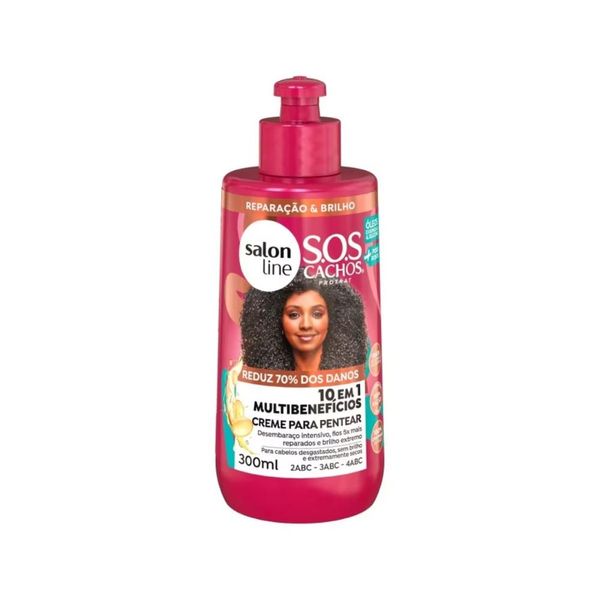 Creme Salon Line SOS Cachos Multibenefícios 300 ml