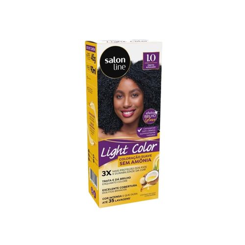 Coloração Salon Line Light Color 1.0 Preto Azulado Coloração Salon Line Light Color 1.0 Preto Azulado