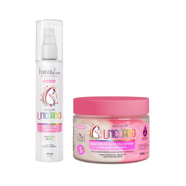 Kit Forever Liss Magia de Unicórnio Protetor e Máscara
