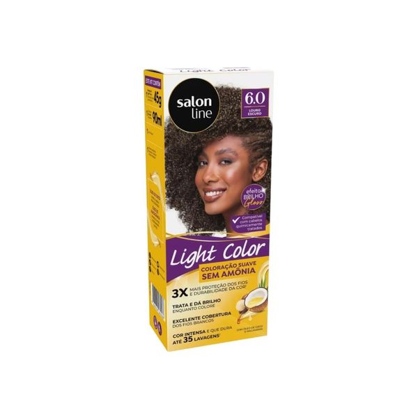 Coloração Salon Line Light Color 6.0 Louro Escuro