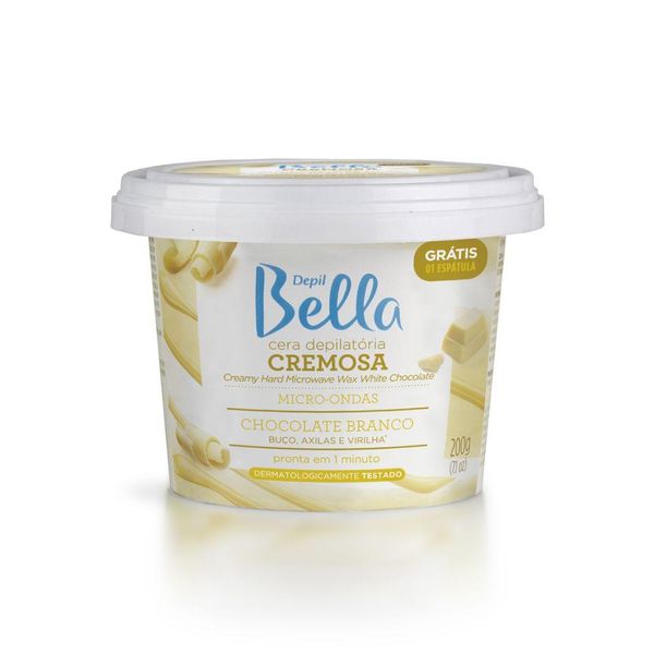 Cera Depilatória Depil Bella MicroOndas Choco Branco 200g