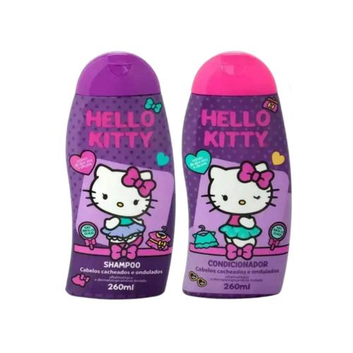 Kit Cia da Natureza Hello Kitty Shamp e Cond Cabelo Cacheado Kit Cia da Natureza Hello Kitty Shamp e Cond Cabelo Cacheado