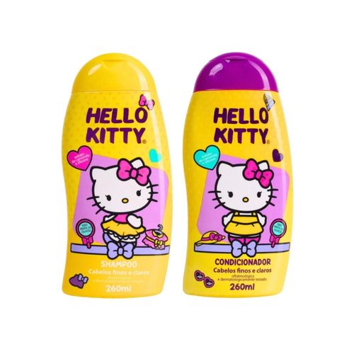 Kit Cia da Natureza Hello Kitty Shamp e Cond Finos Claros Kit Cia da Natureza Hello Kitty Shamp e Cond Finos Claros