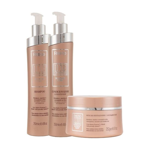Kit Amend Luxe Creations Blonde Care (3 Produtos)