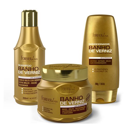 Kit Presente Banho De Verniz Forever Liss ÚNICO