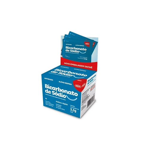 Bicarbonato De Sódio Sache 2,5GR Com 10 Unidades