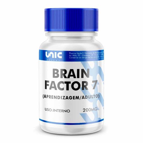 Brain factor 7 - Aprendizagem 200mg -  60Cáps