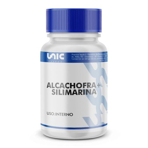 Protetor hepático natural - Alcachofra 300mg + Silimarina 50mg 60 Cápsulas 60 Cápsulas 60 Cápsulas