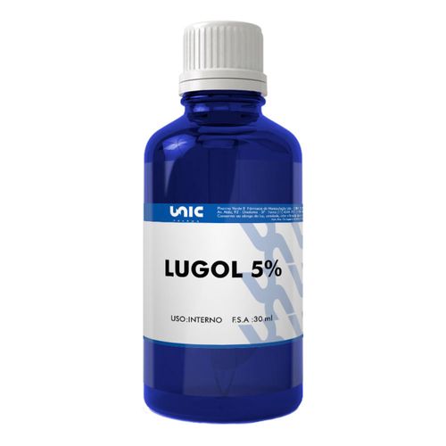 Lugol 5% iodo inorgânico 30 ml