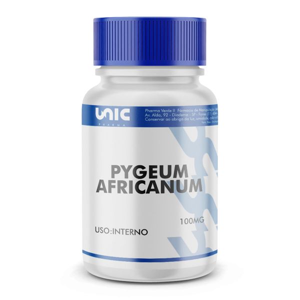 Pygeum africanum 100mg 120 Cápsulas Pygeum africanum 100mg - 60 Cápsulas 60 Cápsulas
