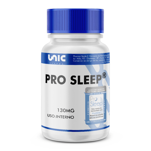 Pro Sleep 130mg com selo de autenticidade 120 Cápsulas Pro Sleep 130mg com selo de autenticidade - 60 Cápsulas 60 Cápsulas