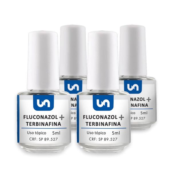 Kit 4 Fluconazol + Terbinafina esmalte 5 ML 5ML (cada) 5 ML