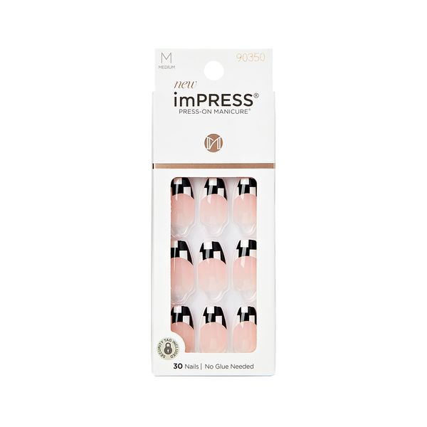 Unha Postiça ImPRESS Checkmate - Kiss New York Unha ImPRESS Checkmate - Kiss New York