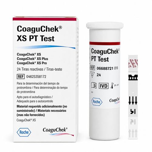 Tiras CoaguChek XS Roche 24 Unidades Teste INR