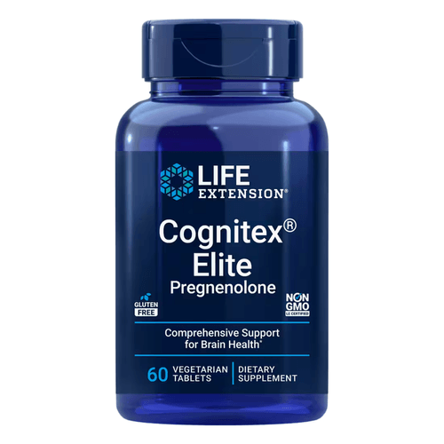 Cognitex com Pregnenolona 60 Tabletes Life Extension Cognitex com Pregnenolona 60 Tabletes Life Extension